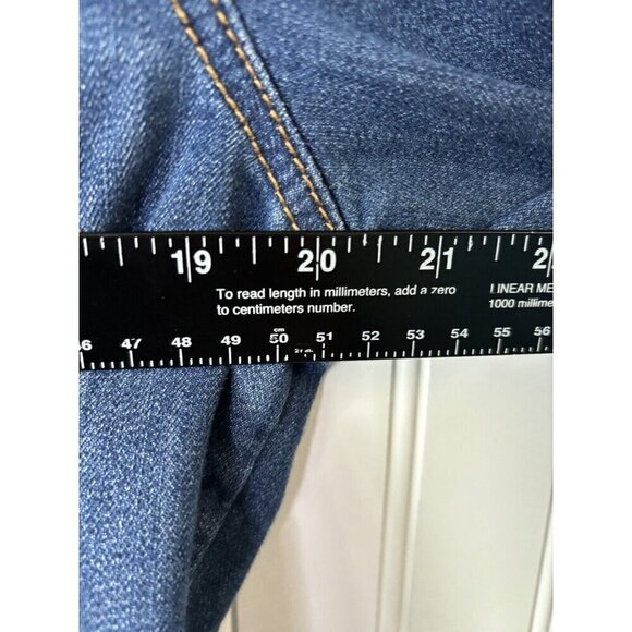 Gap 1969 Truckers Classic Medium Wash Denim Jacket Womens Medium Stretch - Picture 12 of 14